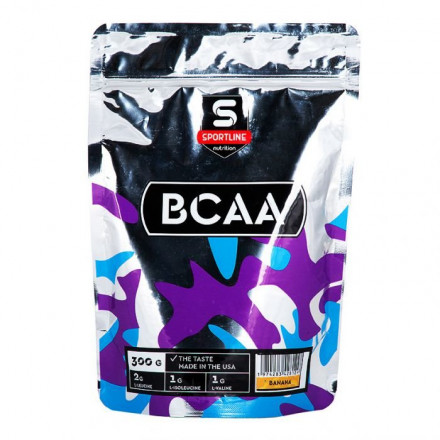 Аминокислоты SportLine BCAA 2:1:1 Bag 300g Клубника