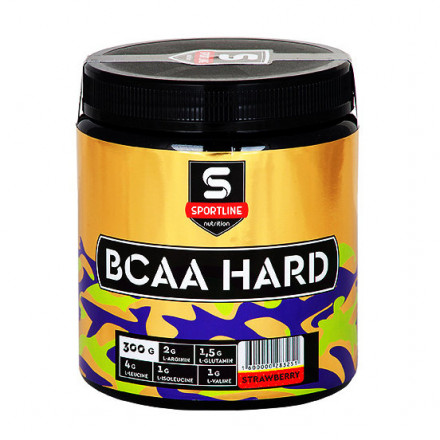 Аминокислоты SportLine BCAA HARD 4:1:1 300g Персик